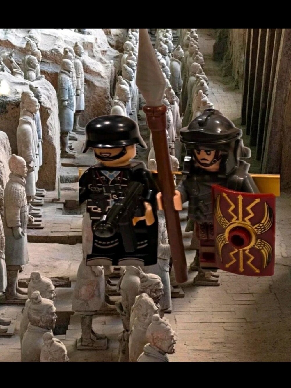 Guardians of Clay: A Miniature Military Confluence